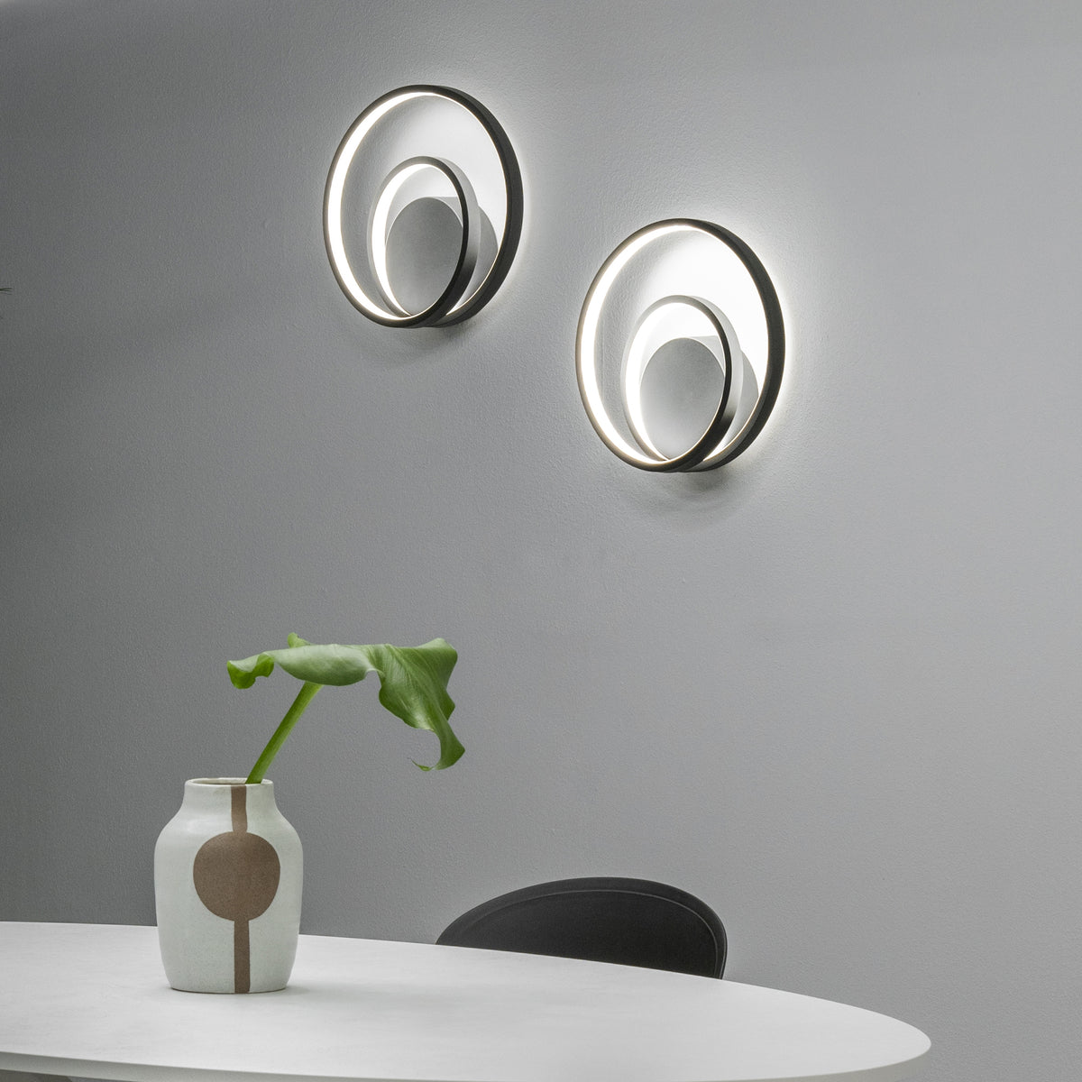 Aplică Ideal Lux Oz ON-OFF 4000K, negru, 342269