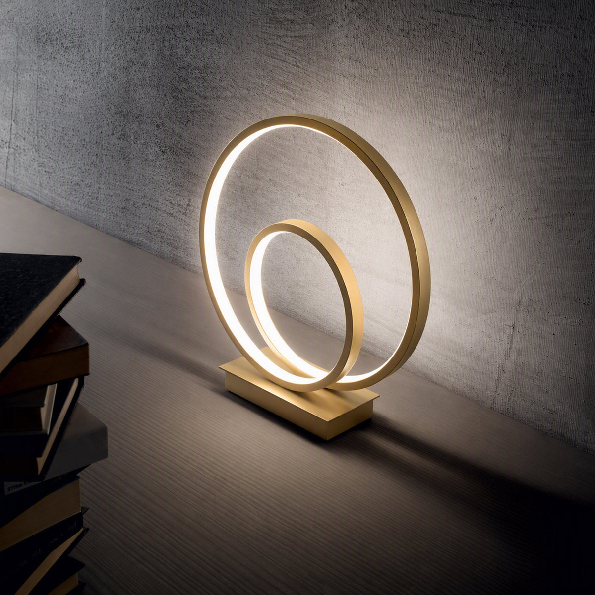 Veioză Ideal Lux Oz ON-OFF 4000K, alamă, 342511
