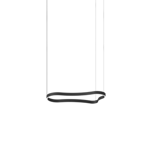 Lustră Ideal Lux Waves-1, negru, 345215