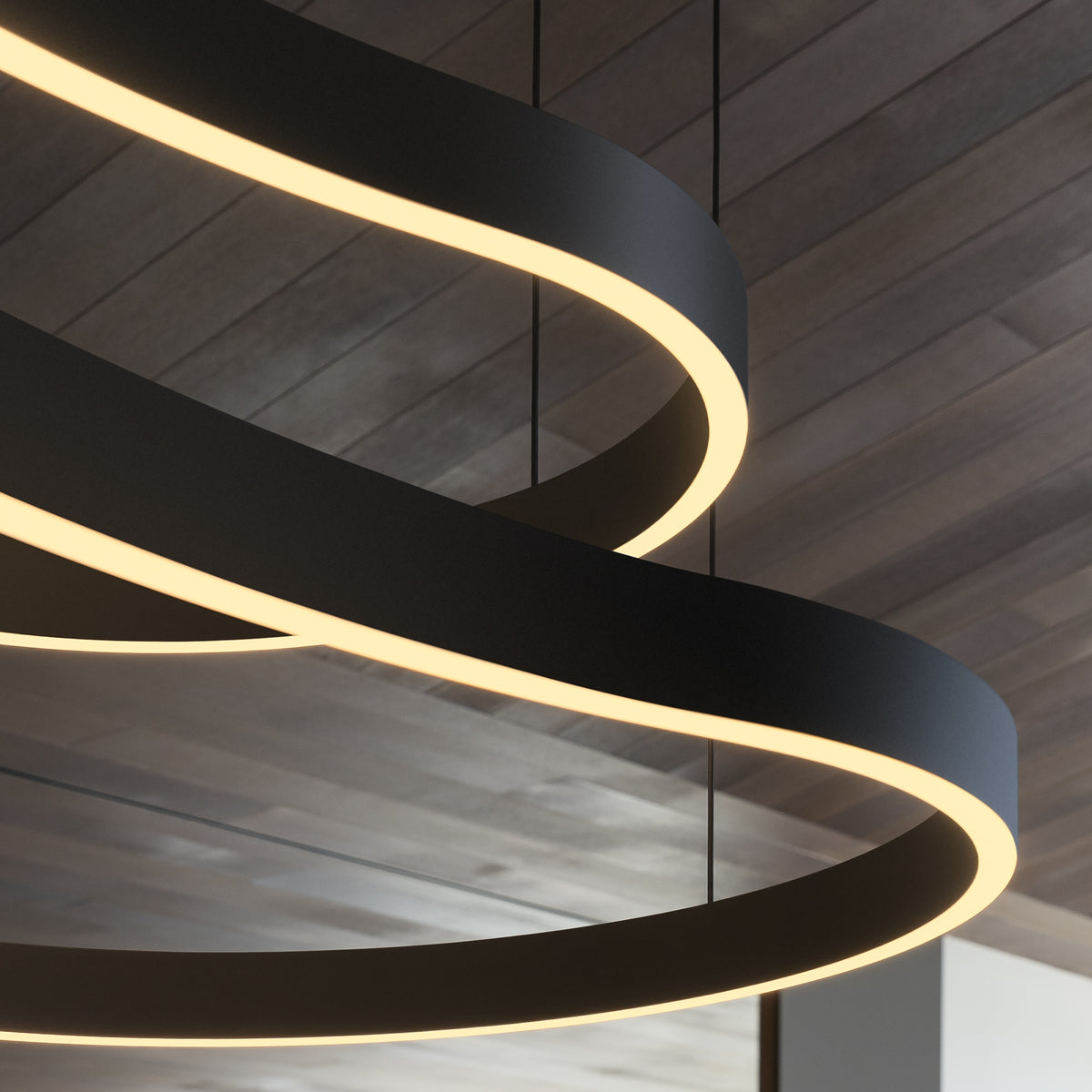 Lustră Ideal Lux Waves-2, negru, 345246
