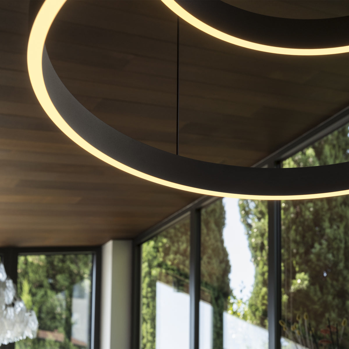 Lustră Ideal Lux Waves-2, negru, 345246