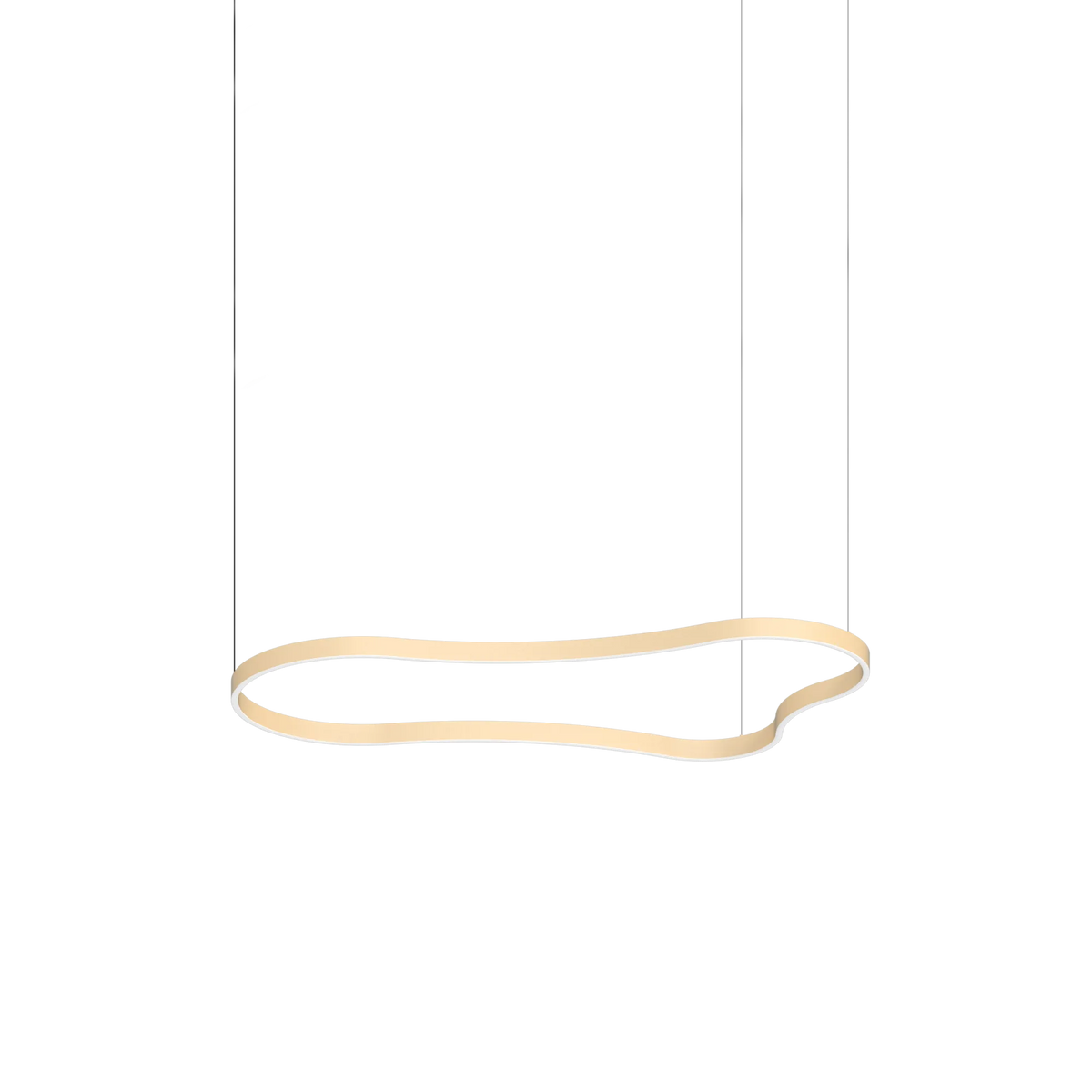 Lustră Ideal Lux Waves-3, auriu, 345284