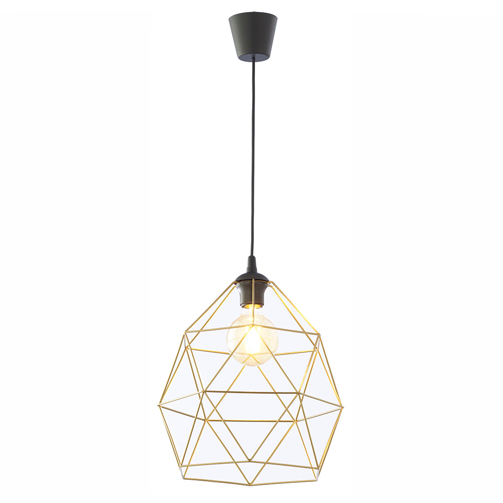 Pendul TK Lighting Galaxy 1XL, negru, auriu, 3457