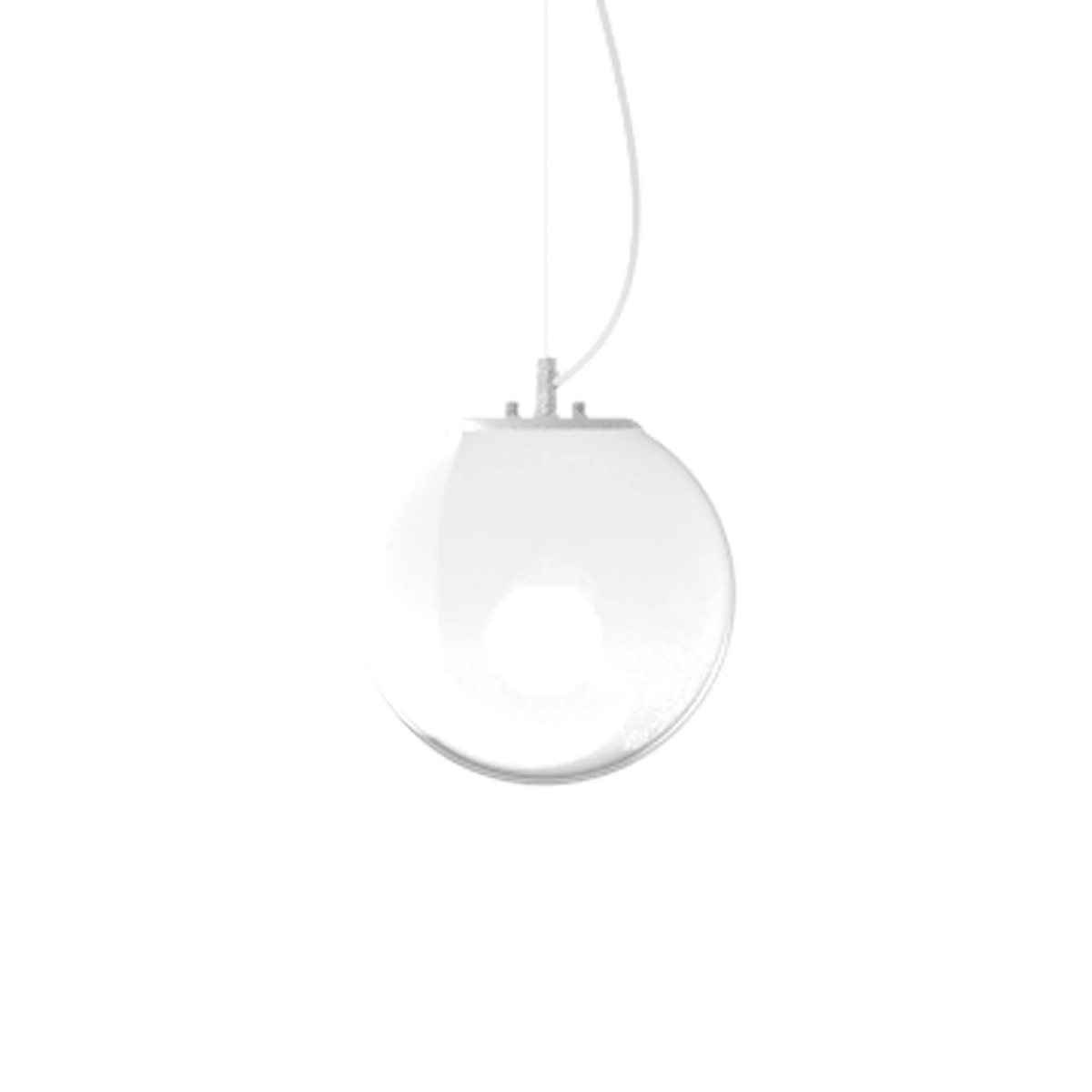 Pendul Ideal Lux Mapa Clear SP1 Opal, Ø20 cm, 346595