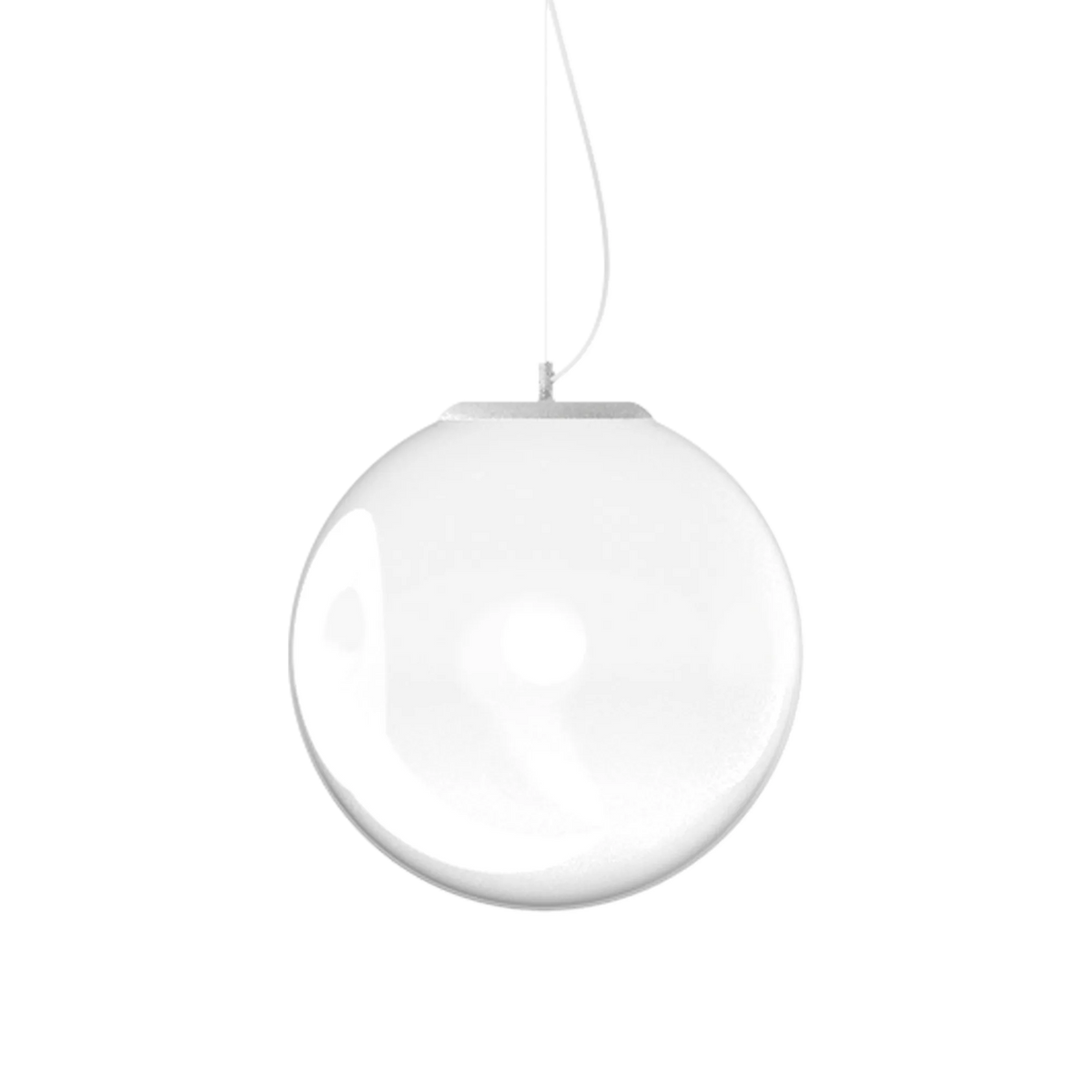 Pendul Ideal Lux Mapa Clear SP1 Opal, Ø40 cm, 346618
