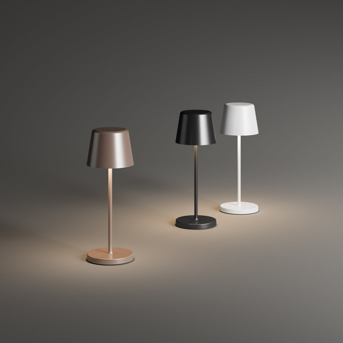 Lampă de masă de exterior Ideal Lux Cute, cafea, 346915