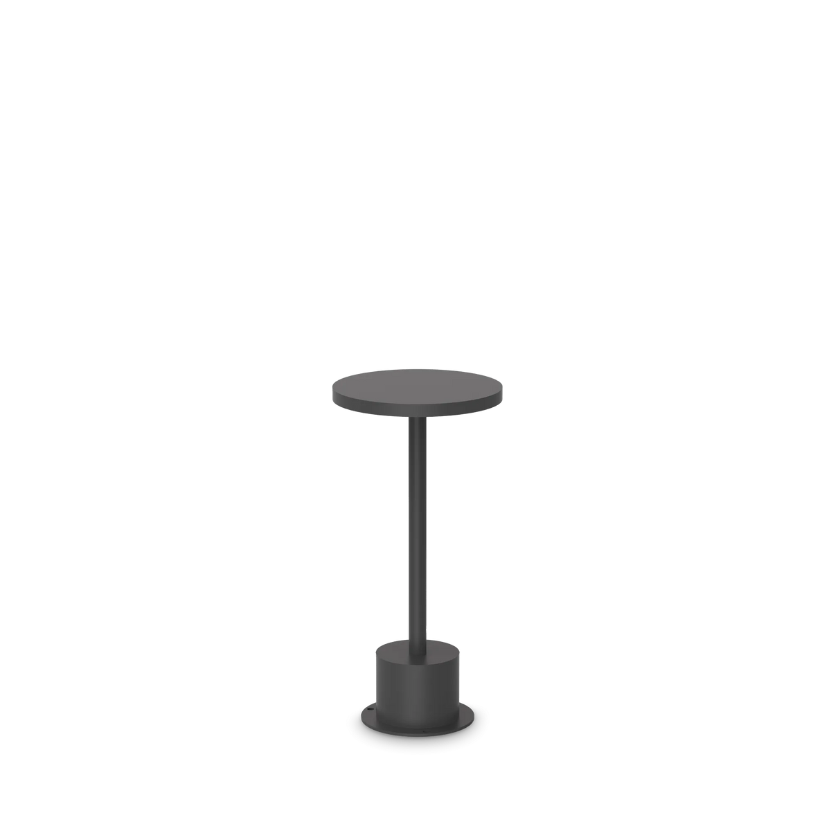 Lampă de exterior Ideal Lux Toffee, negru, Ø16 cm, H25 cm, 347820