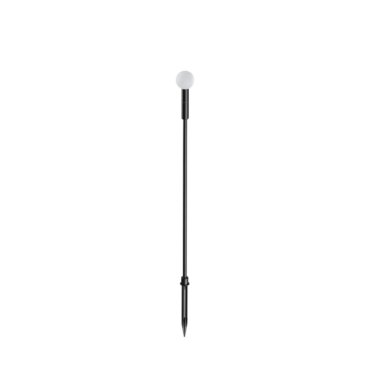 Stâlp de iluminat exterior Ideal Lux Twiggy Sphere, negru, H90 cm, 348360