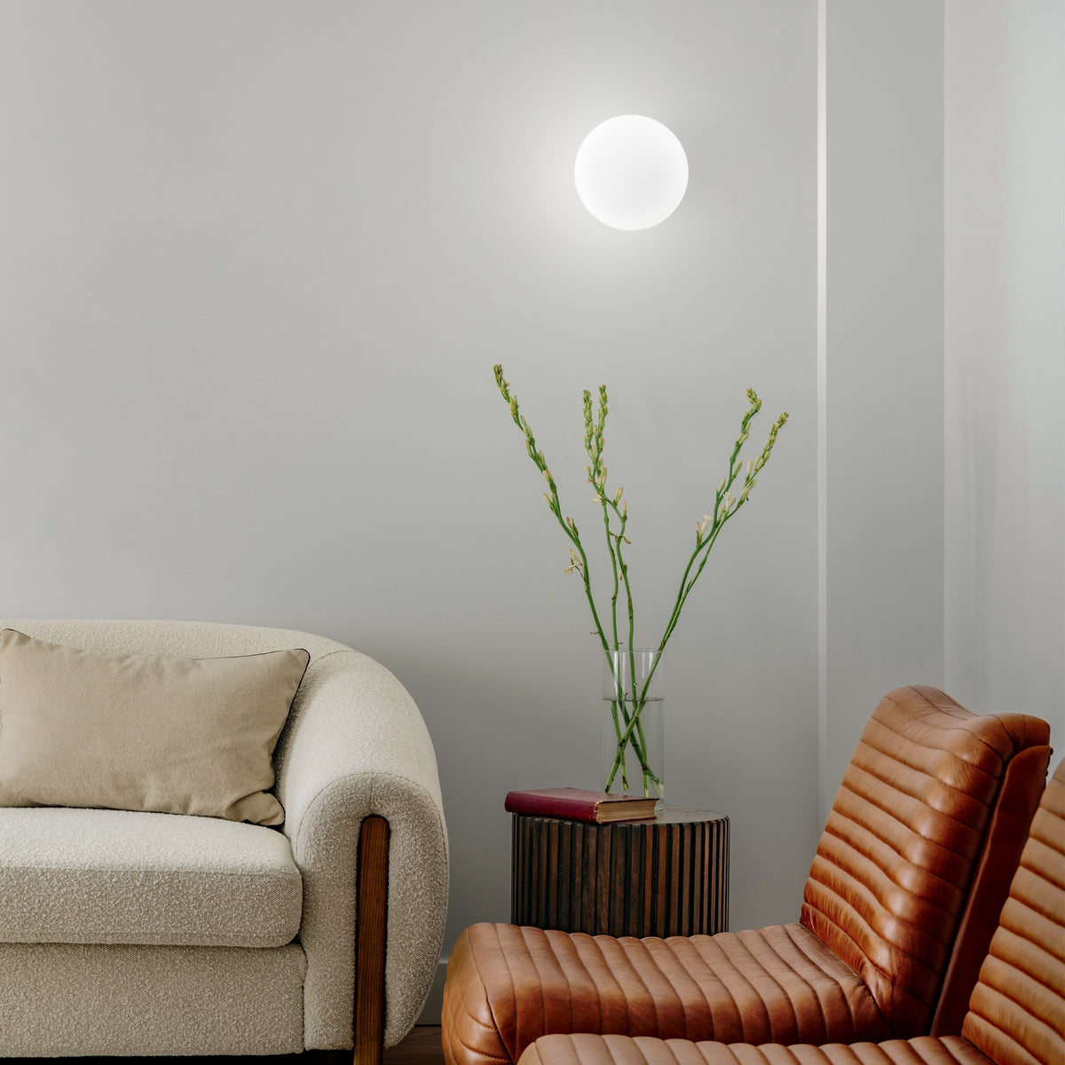 Aplică Ideal Lux Cotton AP1, Ø20 cm, 352336