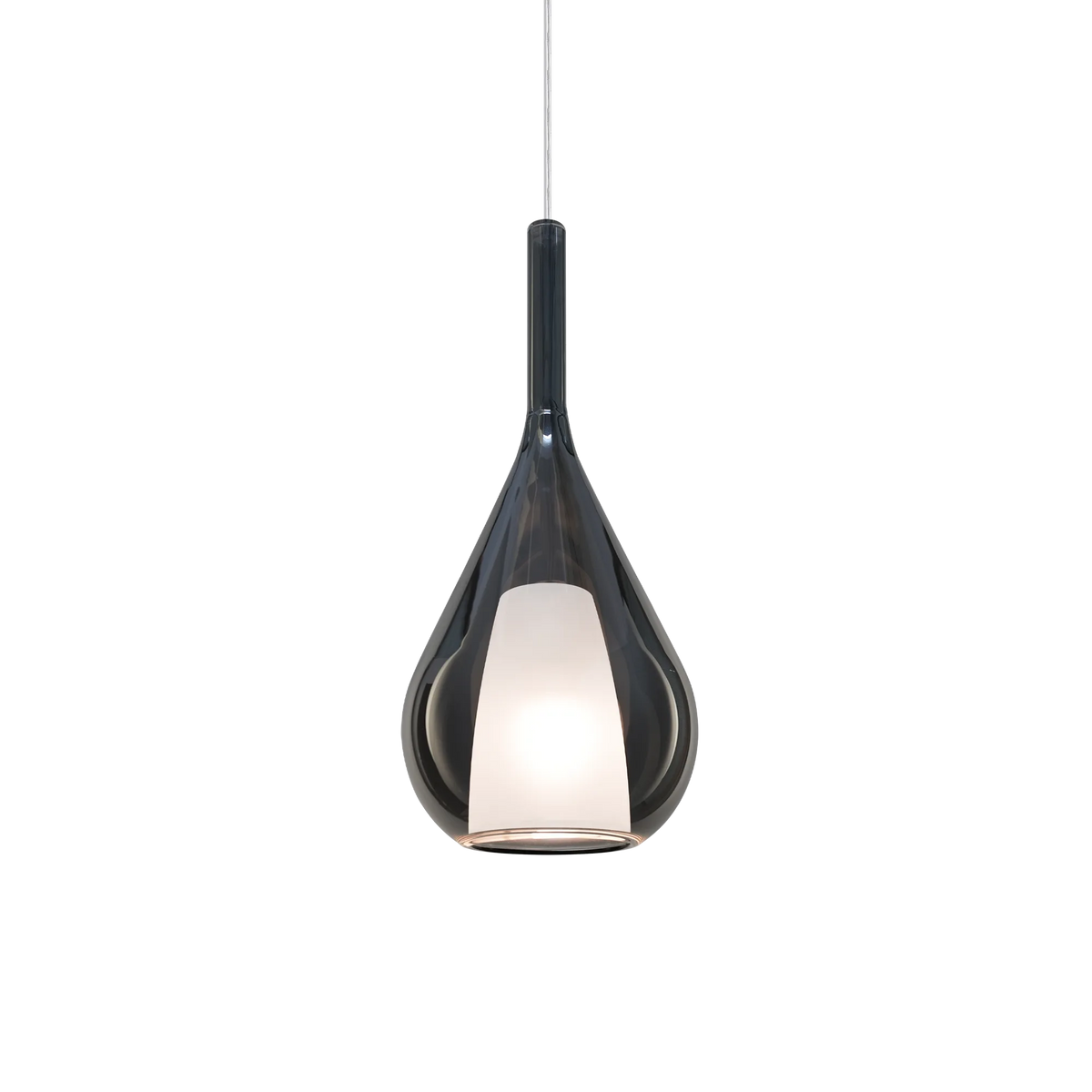 Pendul Ideal Lux Kalique-3 SP1, fumuriu, Ø18 cm, 353616