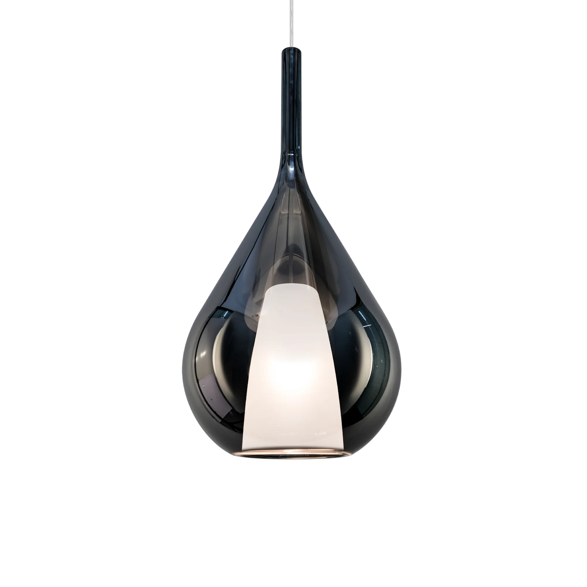 Pendul Ideal Lux Kalique-3 SP1, fumuriu, Ø28 cm, 359724
