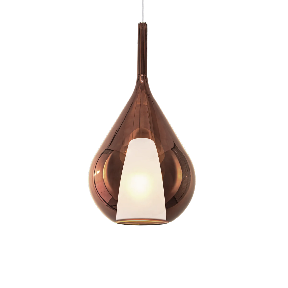 Pendul Ideal Lux Kalique-3 SP1, cupru, Ø28 cm, 359779