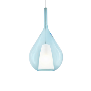 Pendul Ideal Lux Kalique-3 SP1, bleu, Ø28 cm, 359816