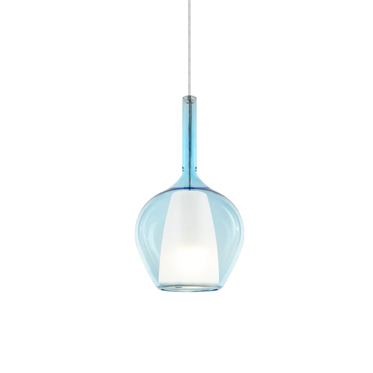Pendul Ideal Lux Kalique-1 SP1, bleu, Ø18 cm, 359960