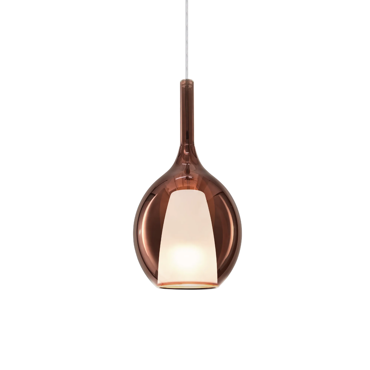 Pendul Ideal Lux Kalique-2 SP1, cupru, Ø18 cm, 360027