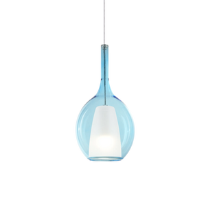 Pendul Ideal Lux Kalique-2 SP1, bleu, Ø18 cm, 360041