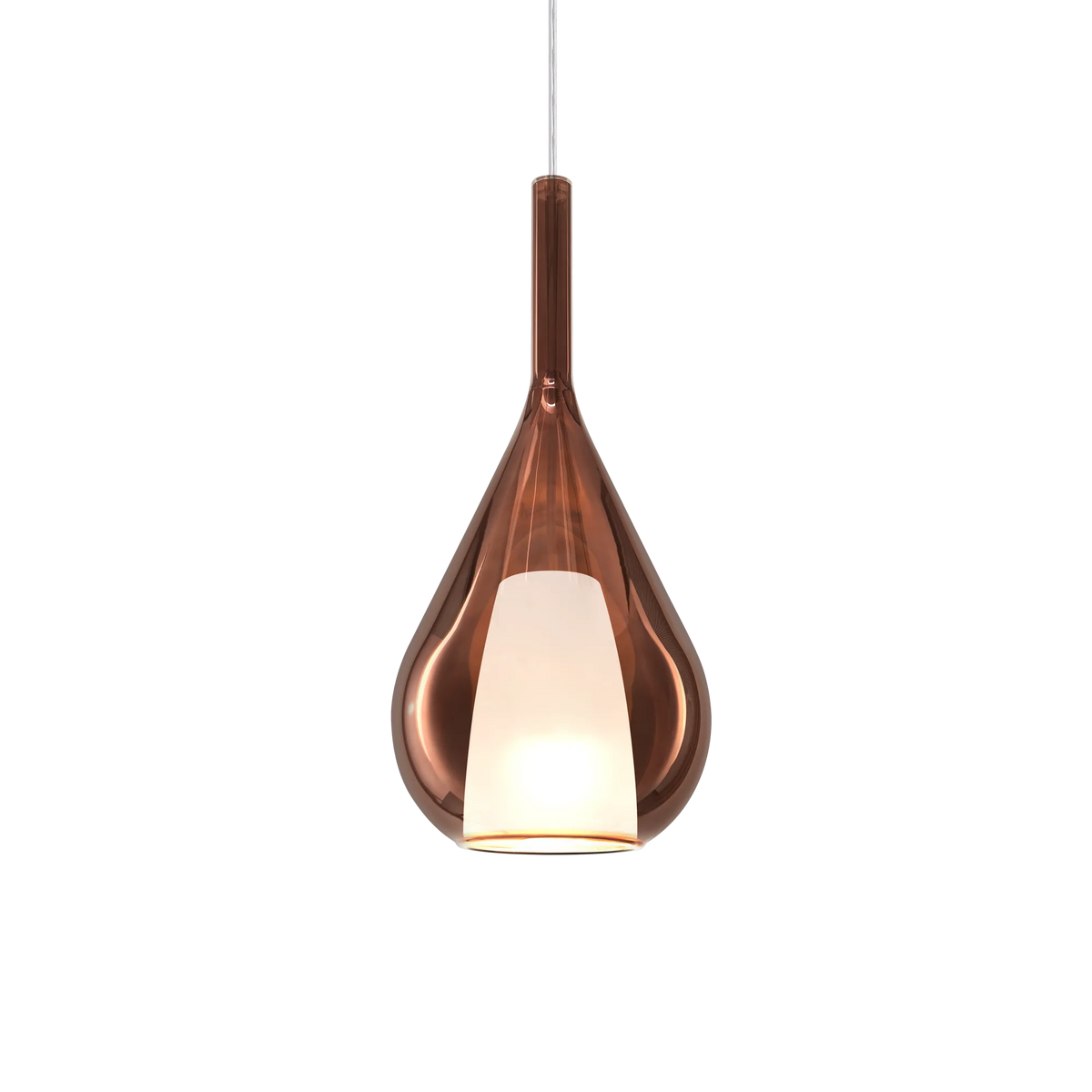 Pendul Ideal Lux Kalique-3 SP1, cupru, Ø18 cm, 360065