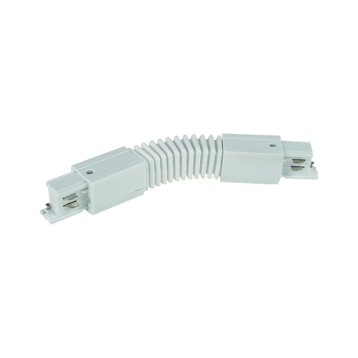 Conector pentru șină TK Lighting Tracer Trifazat Flexibil, alb, 3604