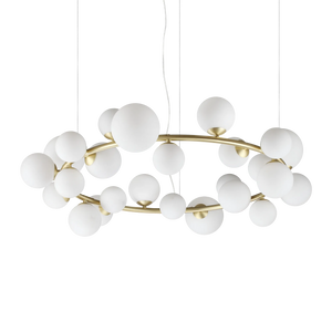 Lustră Ideal Lux Perlage SP25, alb, 363370