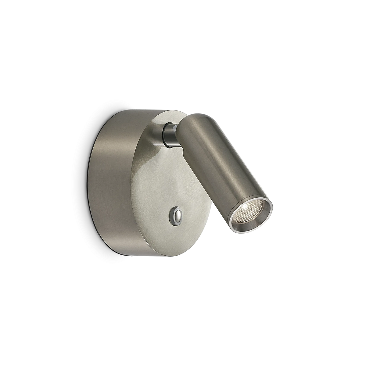 Aplică Ideal Lux Bean Round Rechargeable, nichel, 364810