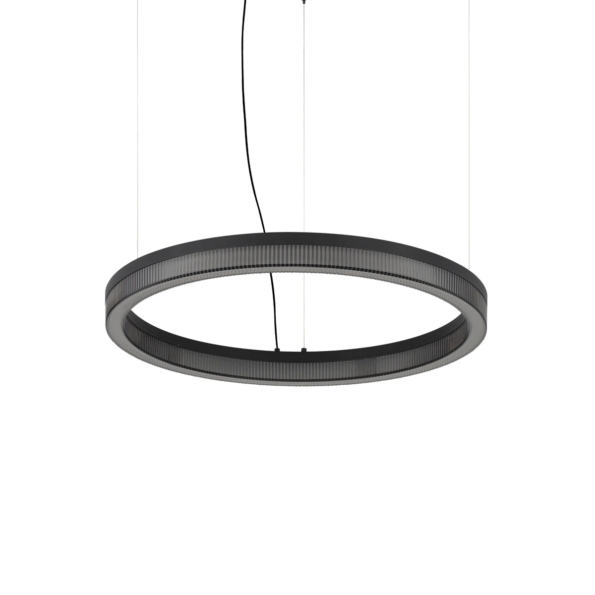 Lustră Ideal Lux Crown, negru, Ø60 cm, 365008