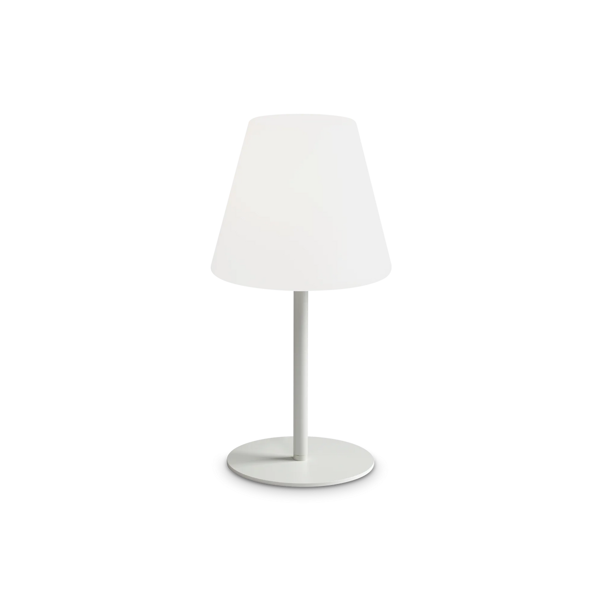 Lampă de masă de exterior Ideal Lux Arcadia TL1, alb, 365756