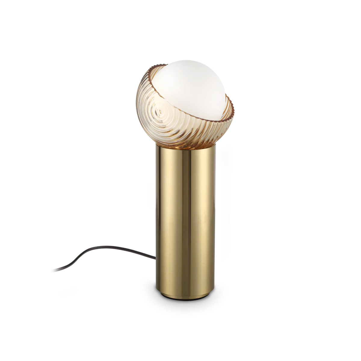 Veioză Ideal Lux Bloom TL1 Big, alamă, 366524