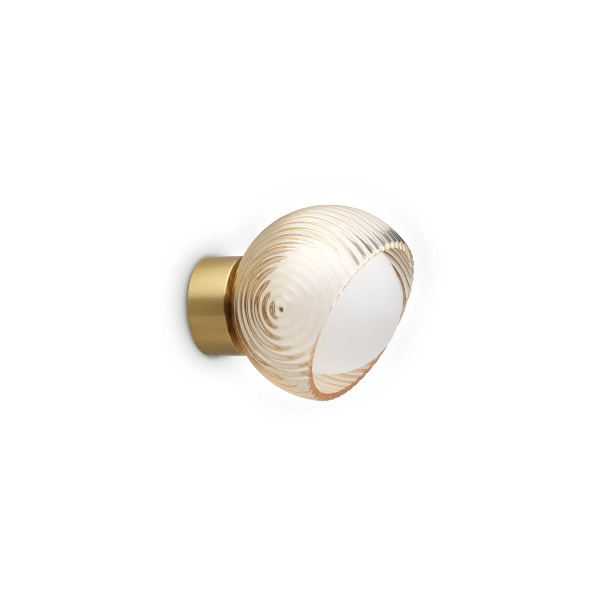 Aplică Ideal Lux Bloom AP1, alamă, Ø12 cm, 366531