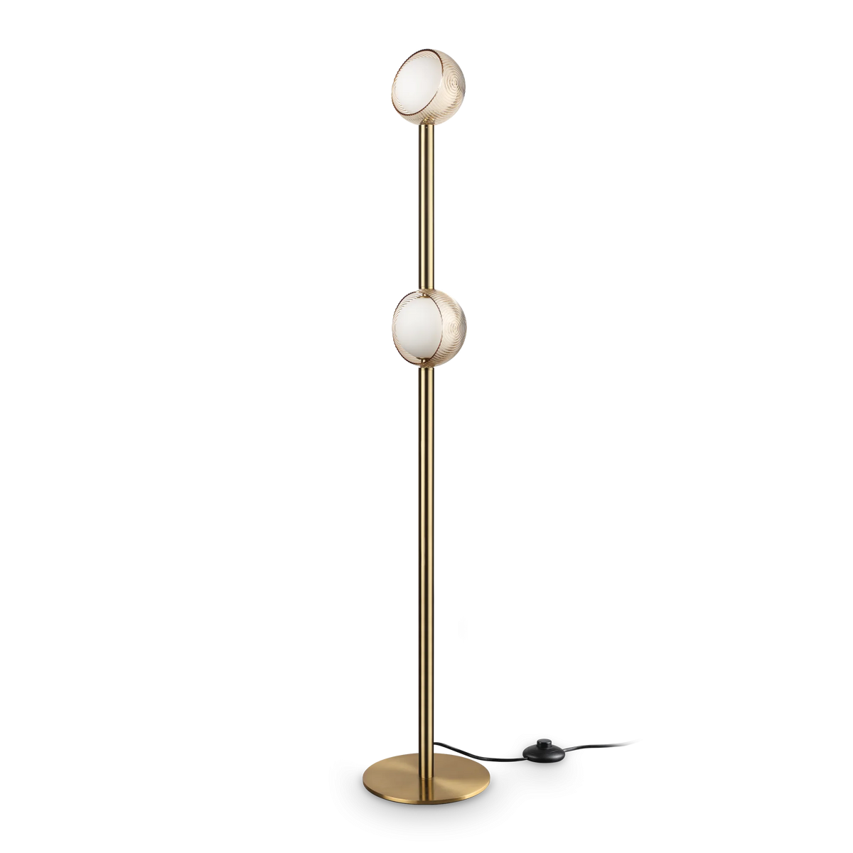 Lampadar Ideal Lux Bloom PT2, alamă, 366616