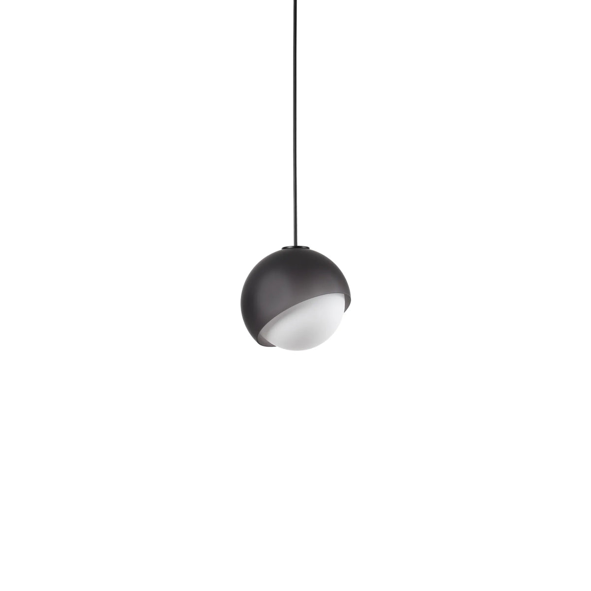 Pendul Ideal Lux Bloom SP1, negru, Ø17 cm, 366654