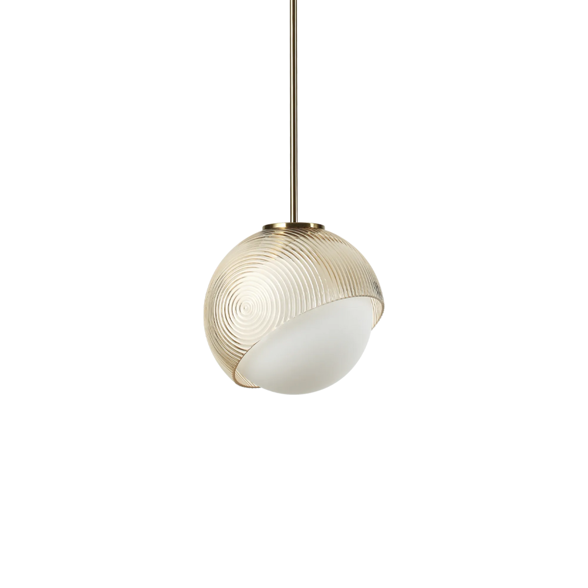 Pendul Ideal Lux Bloom SP1, alamă, Ø22 cm, 366661