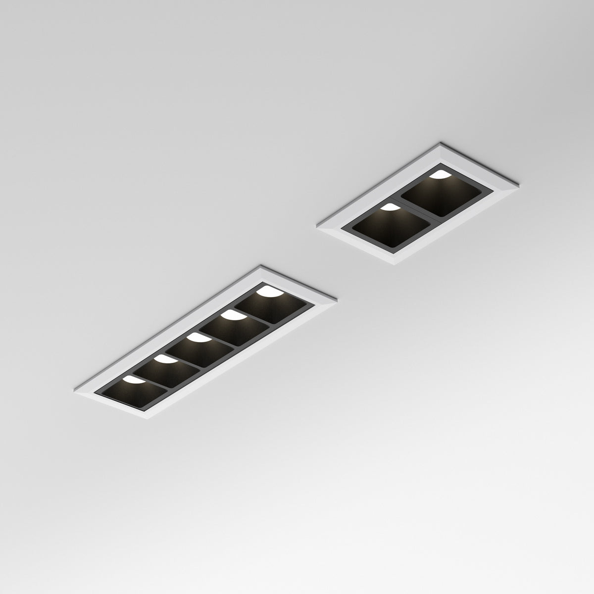 Spot încastrat Ideal Lux Lika Trim 08W 3000K, alb, 367309