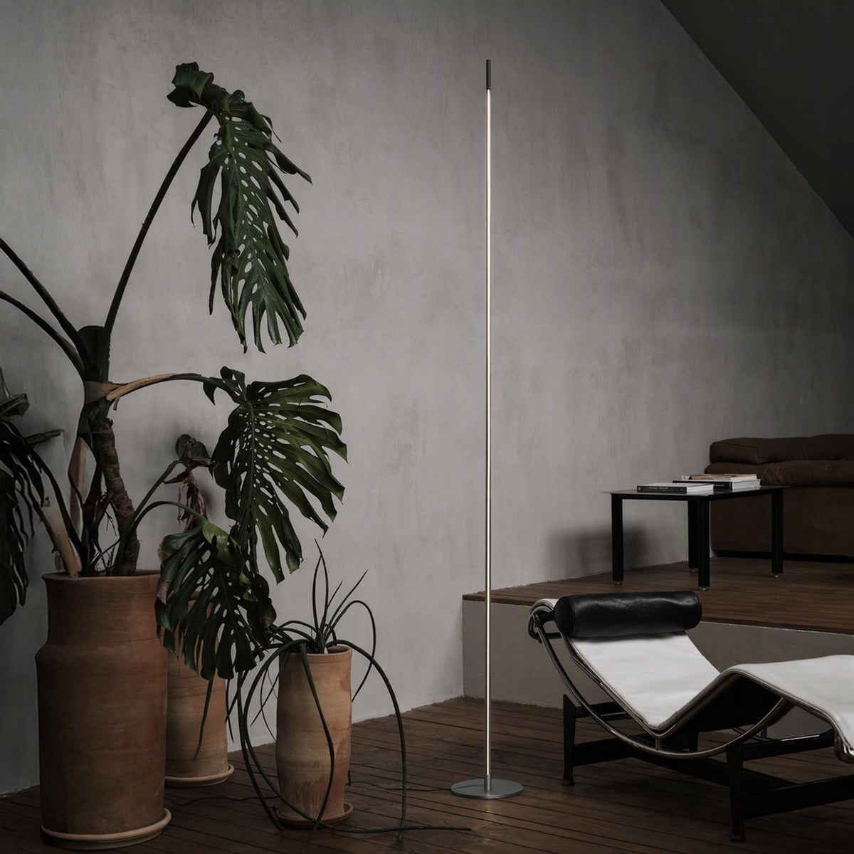 Lampadar Ideal Lux Blade, nichel, 368672