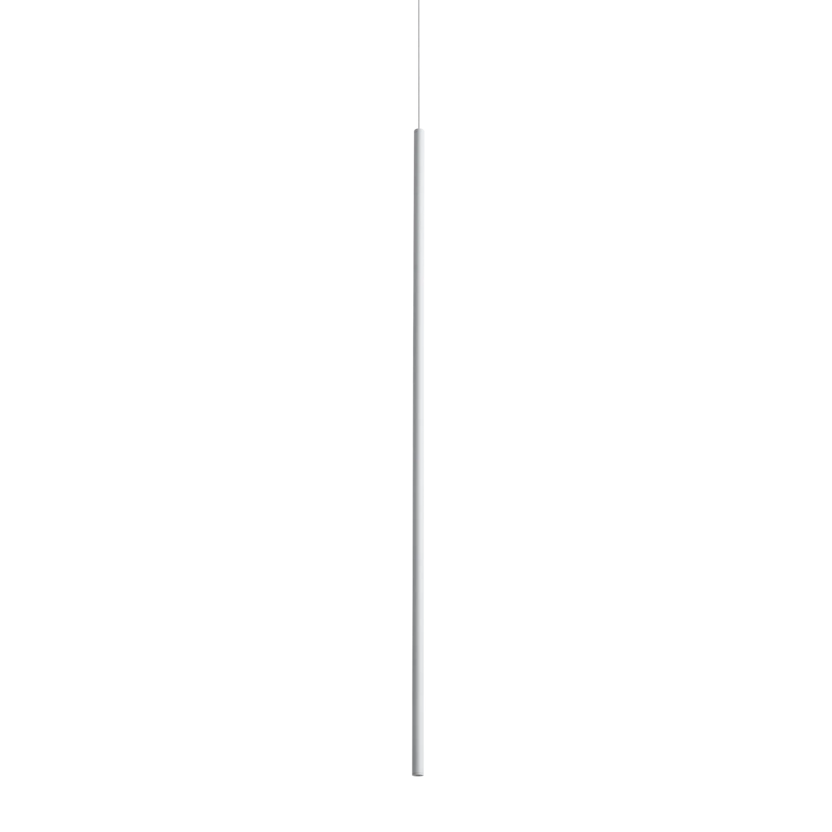 Pendul Ideal Lux Look LED SP01 Round D1.6 ON-OFF 3000K, alb, H100 cm, 370910