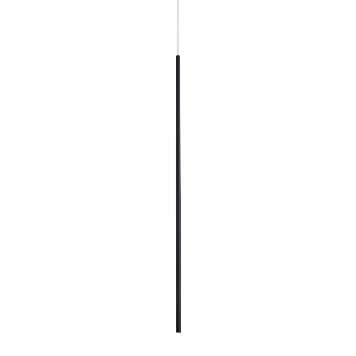 Pendul Ideal Lux Look LED SP01 Round D1.6 ON-OFF 3000K, negru, H100 cm, 370934