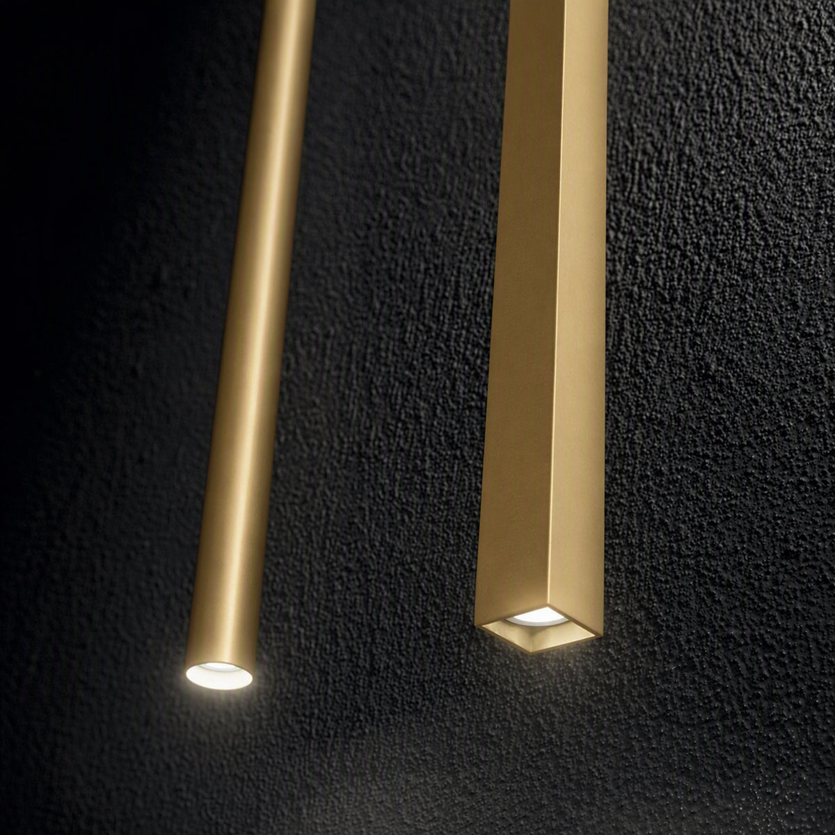 Pendul Ideal Lux Look LED SP01 Square D1.5 ON-OFF Ot 3000K, H40 cm, 371139