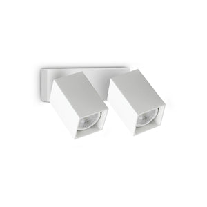 Aplică Ideal Lux Dynamite AP2 Square, alb, 371221