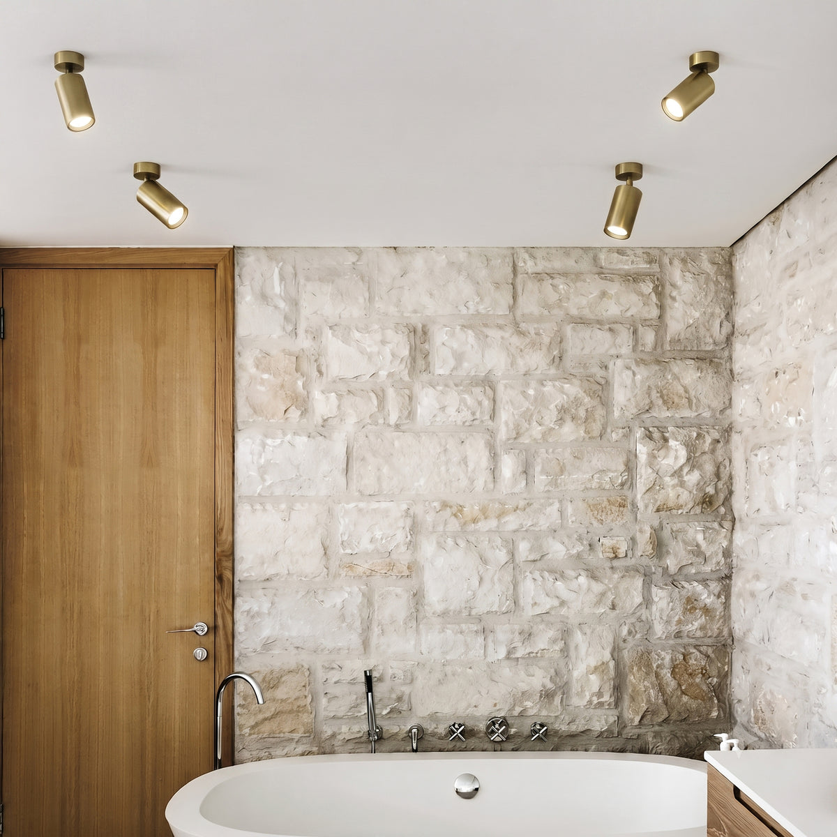Aplică Ideal Lux Dynamite AP2 Square, alamă, 371245