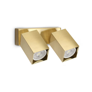 Aplică Ideal Lux Dynamite AP2 Square, alamă, 371245
