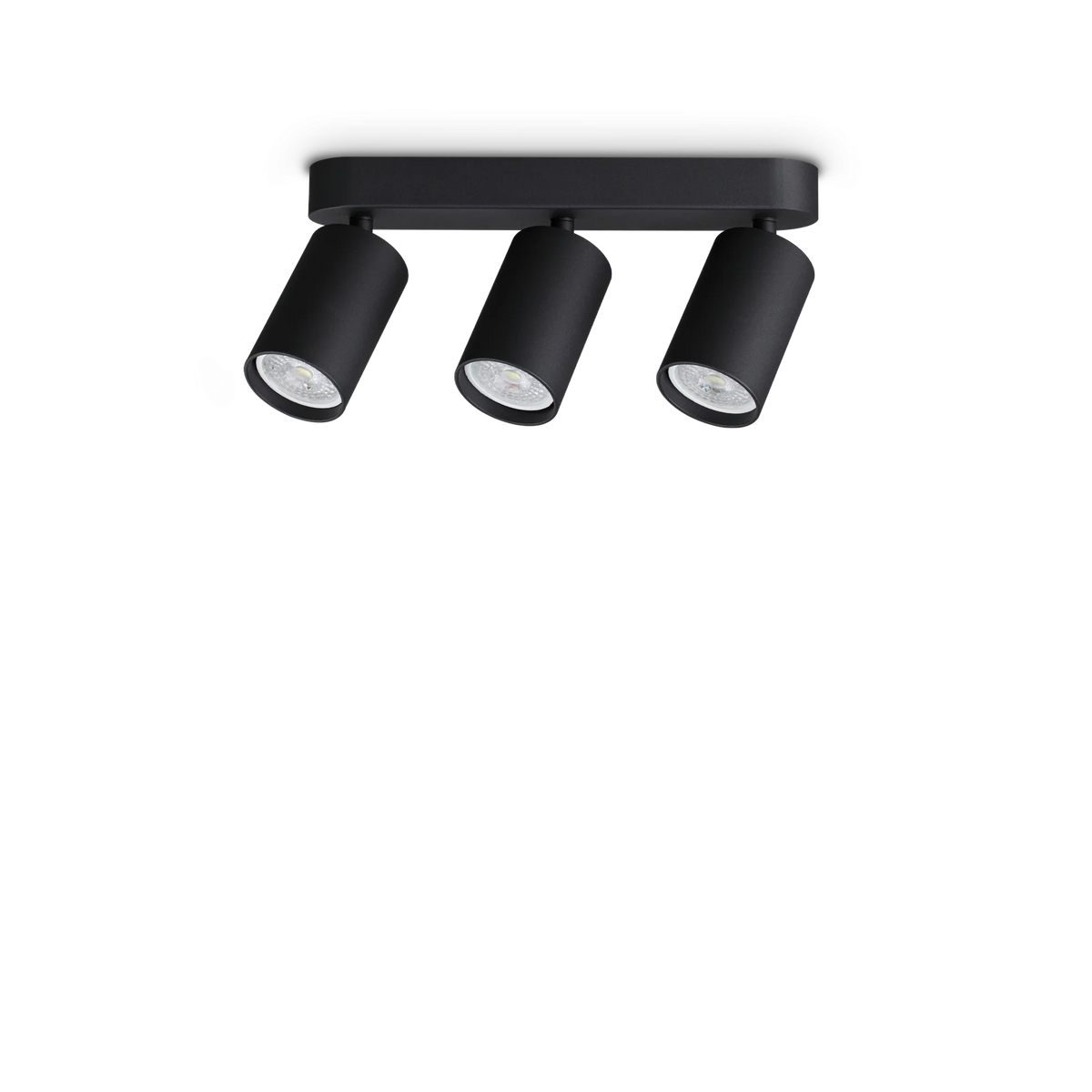 Plafonieră Ideal Lux Dynamite PL3 Linear Round, negru, 371252