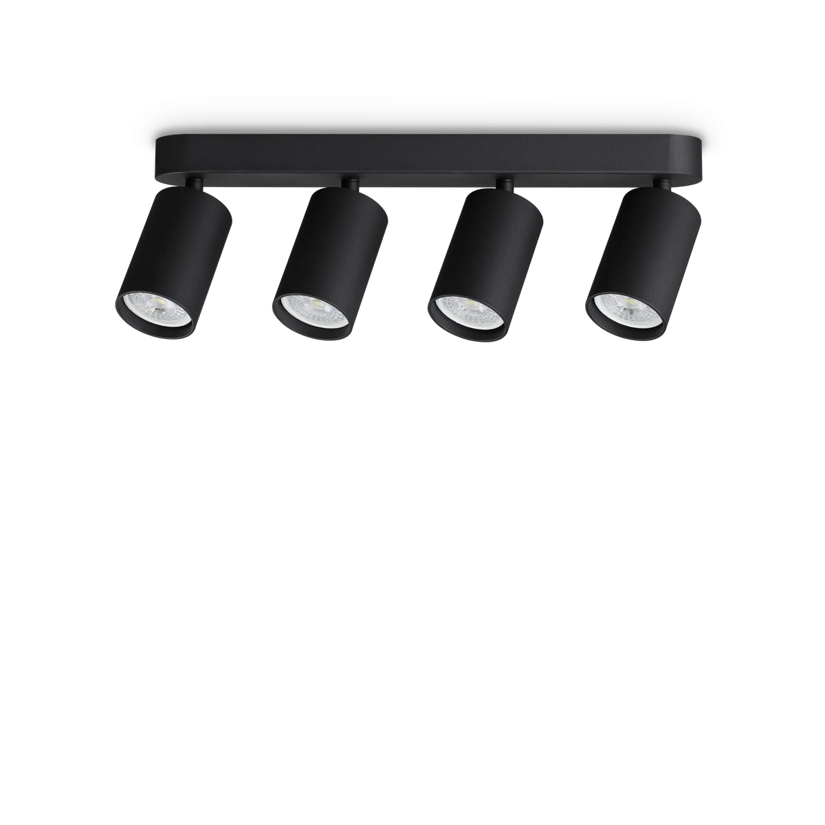 Plafonieră Ideal Lux Dynamite PL4 Linear Round, negru, 371344