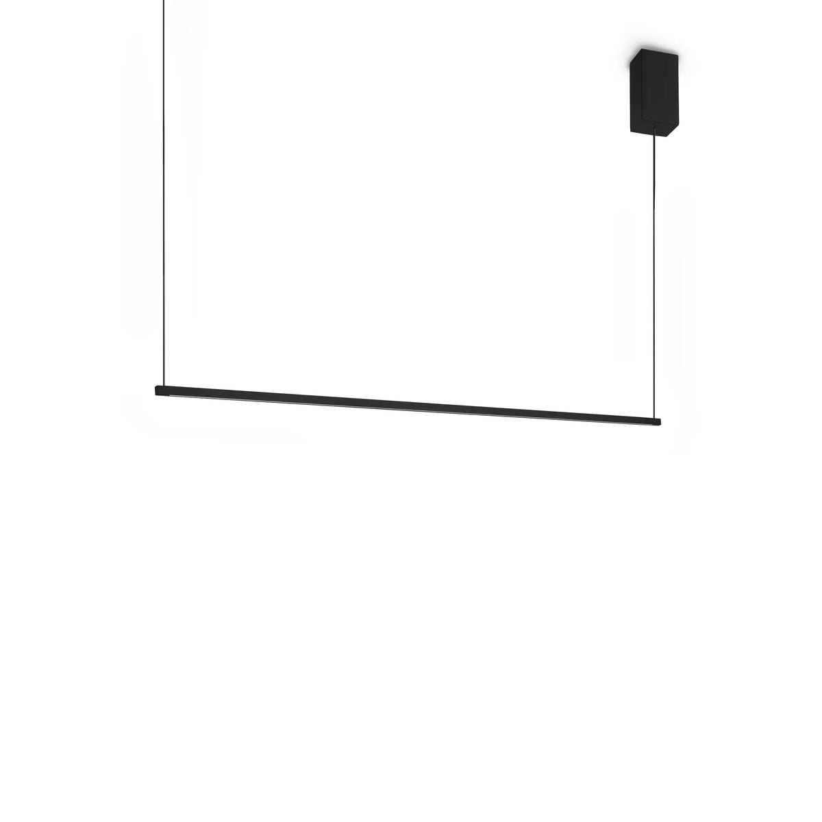 Lustră Ideal Lux Essence Square 3000K, negru, 371825