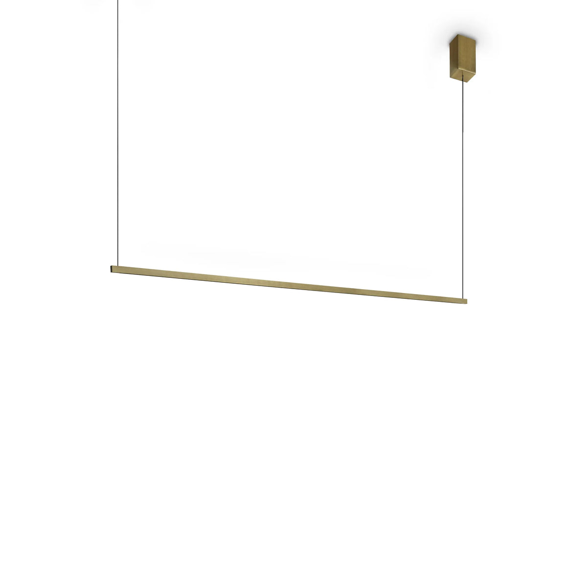 Lustră Ideal Lux Essence Square 3000K, alamă, 371856