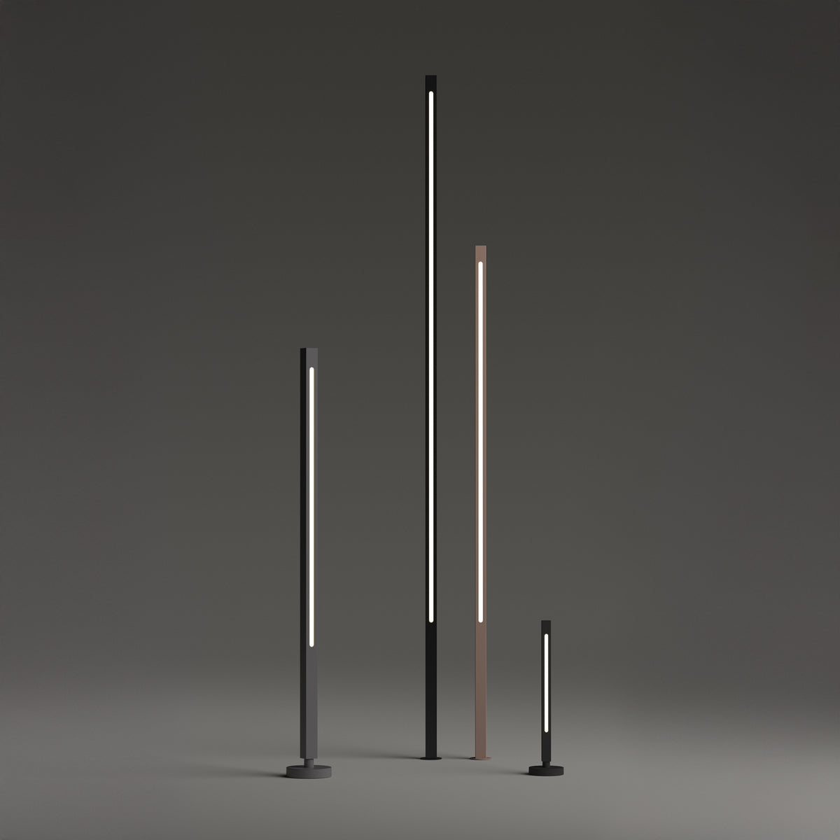 Lampă de exterior Ideal Lux Jedi, cafea, H160 cm, 372297