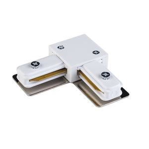 Conector pentru șină TK Lighting Tracer în Unghi, alb, 4069