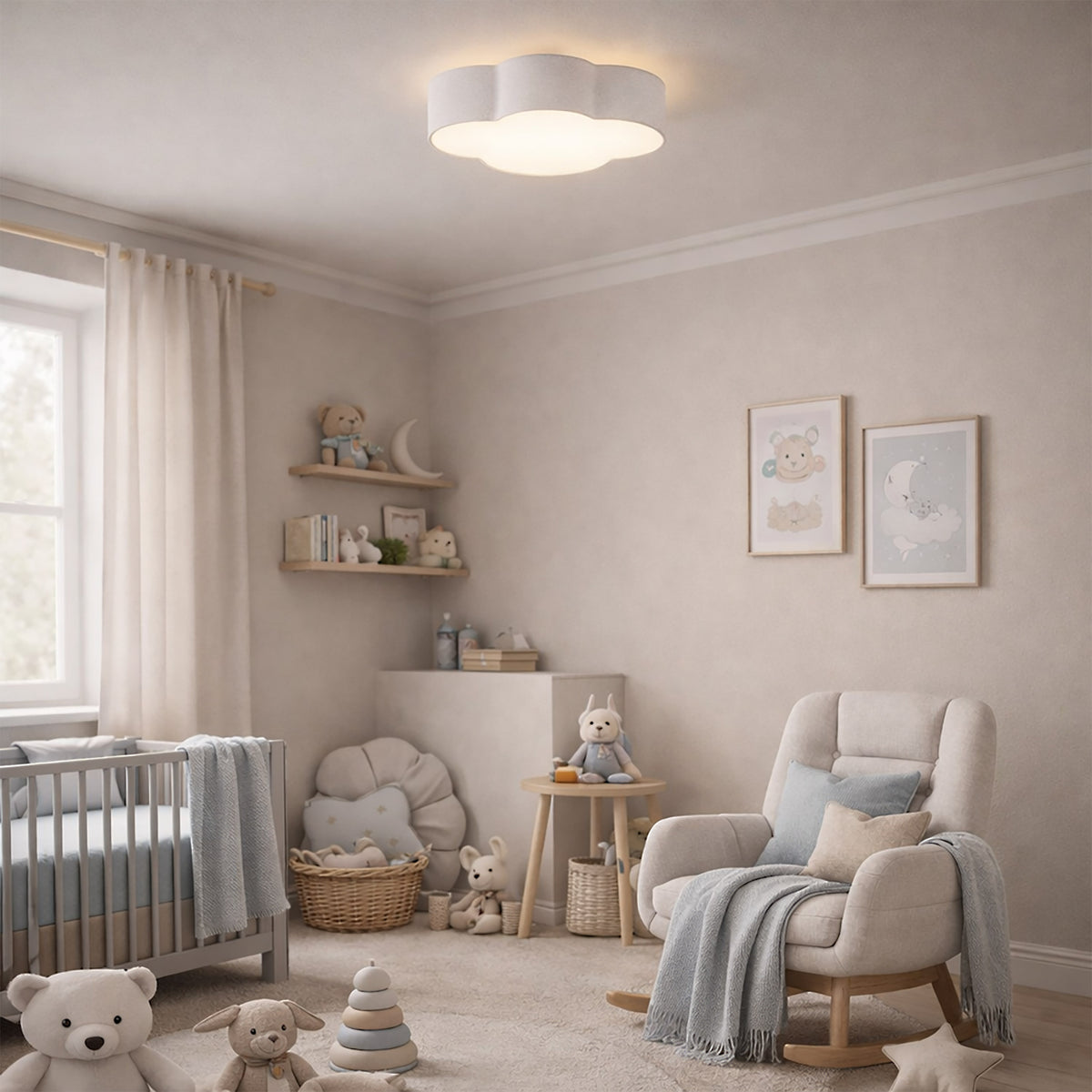 Plafoniera Cloud White Mini 2 4228