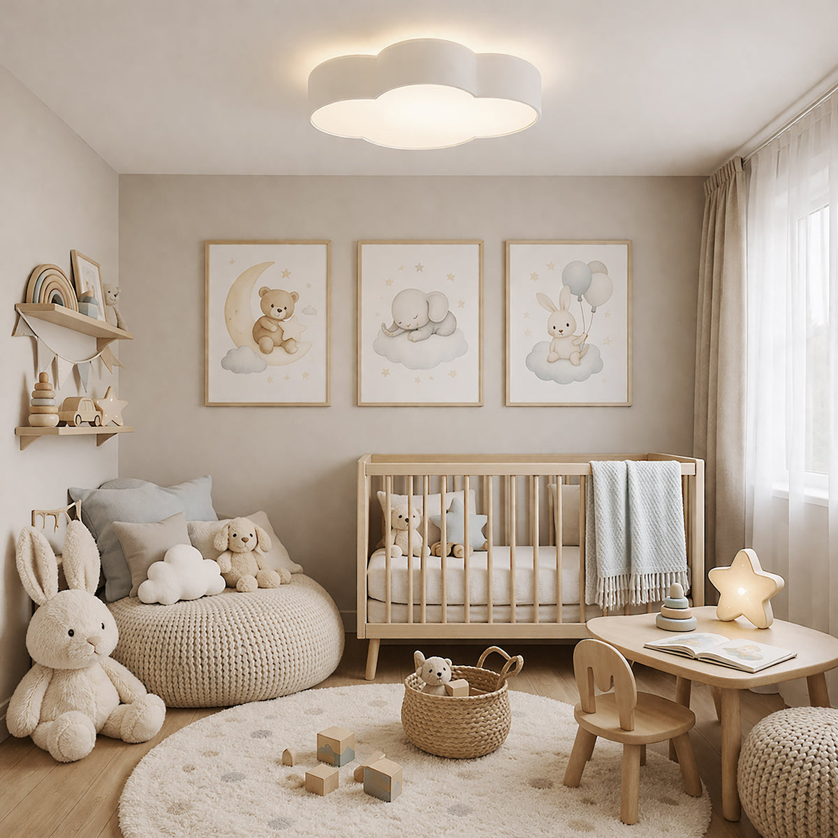 Plafoniera Cloud White Mini 2 4228