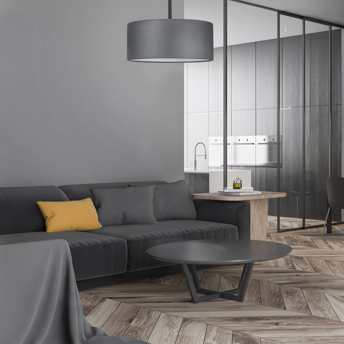Plafoniera Rondo Gray 4 400 4240