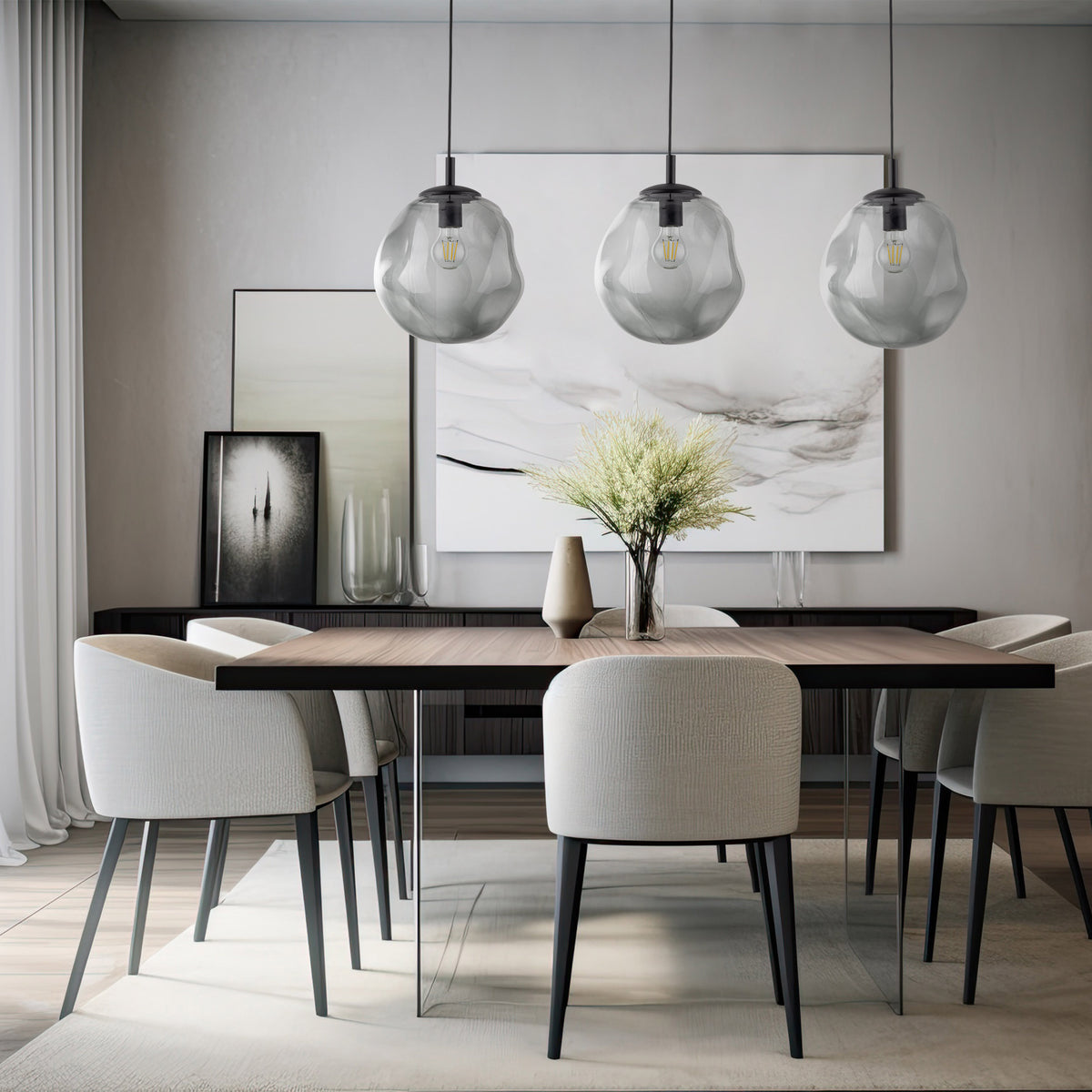 Lampa suspendată Sol Graphite TK 4264