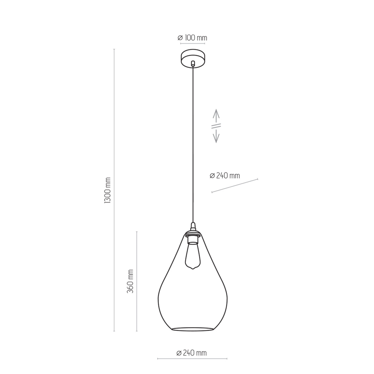 Pendul TK Lighting Fuente 1, 4322